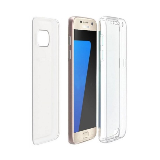 360º Silicon Case for Samsung Galaxy S7 Transparent